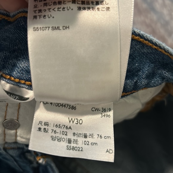 Levi brand tattered shorts - Picture 5 of 6